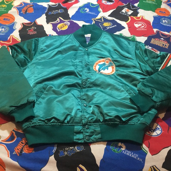 STARTER Other - Vintage Starter Miami Dolphins Satin Jacket